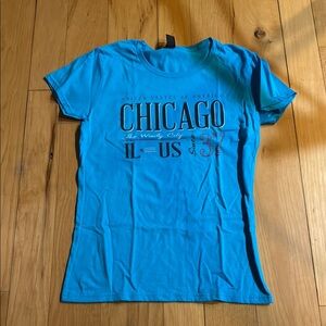 Chicago Graphic Women's Blue T-Shirt